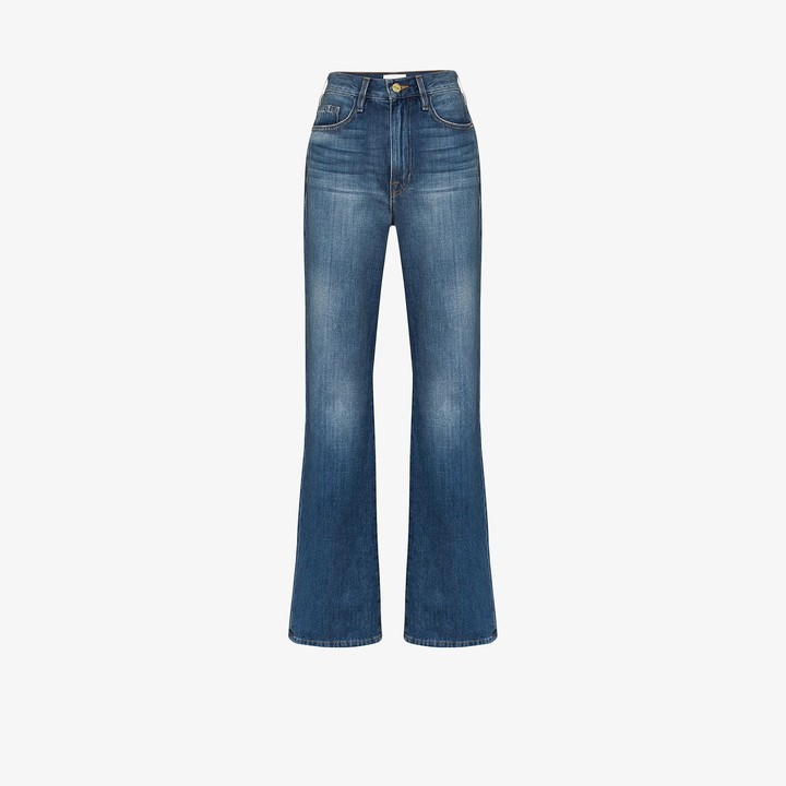 Frame Le Jane straight leg jeans - ShopStyle