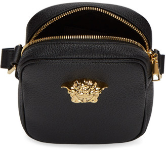 Versace Black Small Medusa Messenger Bag