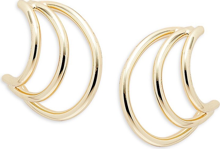 Argentovivo Studio 14K Goldplated Hoop Earrings