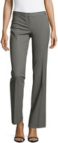 Thumbnail for your product : Lafayette 148 New York Contemporary Straight-Leg Suiting Pants, Shale