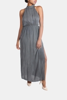 Thumbnail for your product : Sage Charcoal High-Neck Maxi-Dress