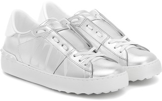valentino silver sneakers