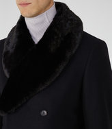 Thumbnail for your product : Reiss Cheshire Fur Trim Pea Coat