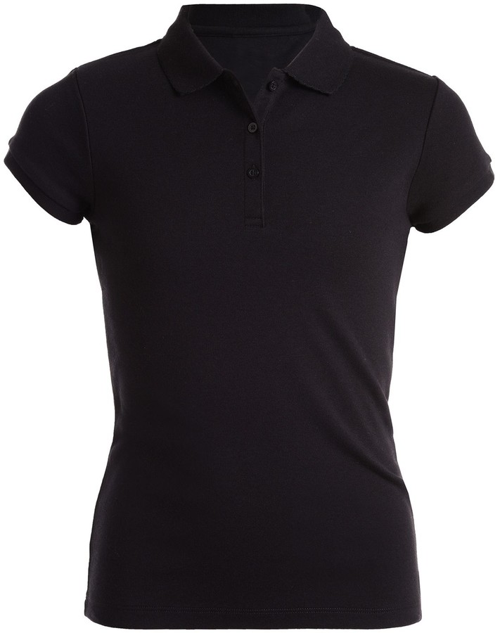 Chaps Girls 416 & Plus School Uniform Picot Polo Shirt ShopStyle