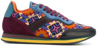 Etro printed lace-up sneakers