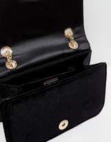 Thumbnail for your product : Faith Black Velvet Mini Cross Body Bag