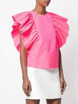 Thumbnail for your product : MSGM ruffled sleeve blouse
