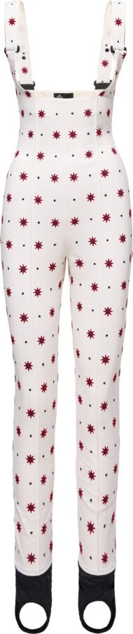 MONCLER GRENOBLE Moncler Geometric Pattern Technical Twill Ski Bib, Women,