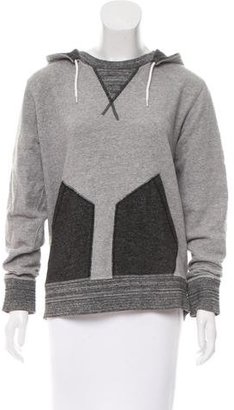 Sandro Hooded Long Sleeve Sweatshirt