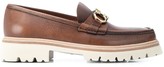 Thumbnail for your product : Ferragamo Ridged Sole Loafers
