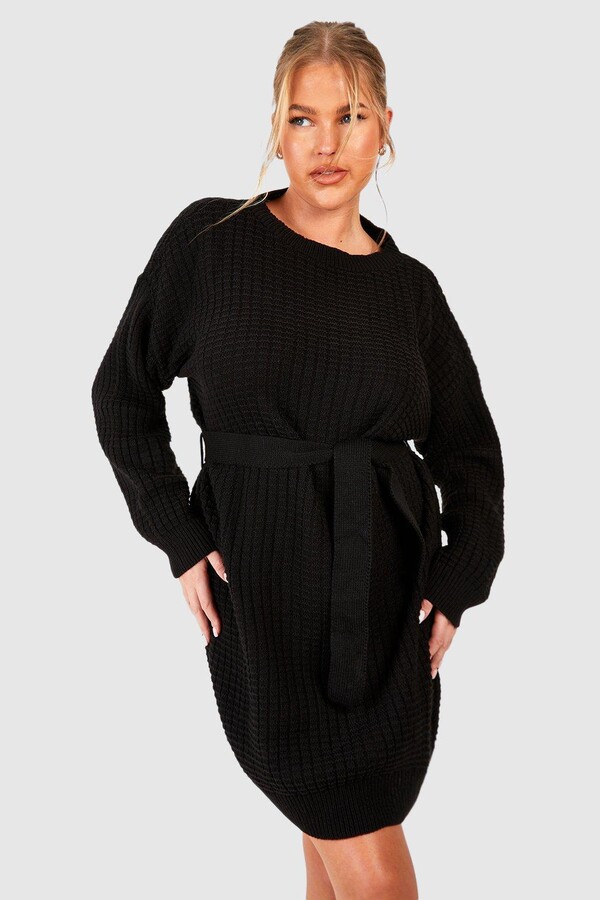 womens knitted jumper dress