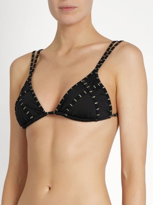 Biondi - Caviar Triangle Bikini Top - Black