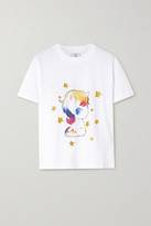 Thumbnail for your product : Vetements Glittered Printed Cotton-jersey T-shirt
