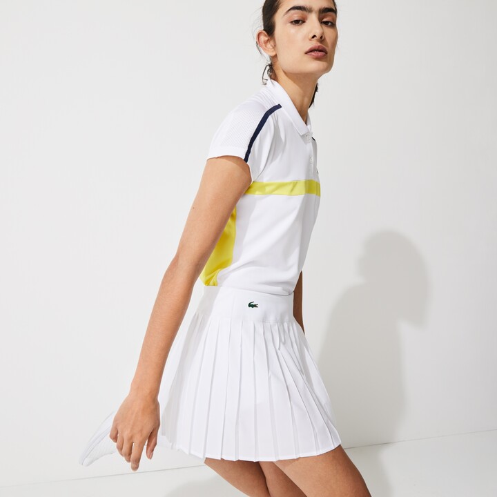 Lacoste Womens SPORT Ultra Dry Pleated Tennis Skirt - ShopStyle