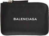 Balenciaga - Pochette noire Extra Small Logo