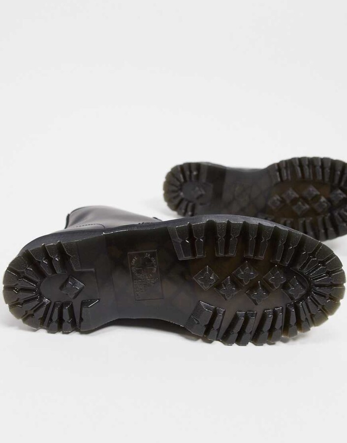 Dr Martens 1460 Bex 8 Eye Boots in Black Smooth - Image 4