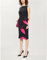 Thumbnail for your product : Alexander McQueen Ruffled crepe midi dress