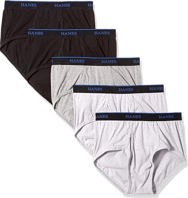 Hanes Men's 5-Pack ComfortBlend Briefs with FreshIQ (Assorted