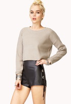 Thumbnail for your product : Forever 21 Out West Faux Leather Shorts