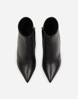 Thumbnail for your product : Dolce & Gabbana Nappa leather ankle boots with heel