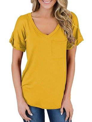 yellow summer tops uk