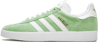 adidas green stripe shoes