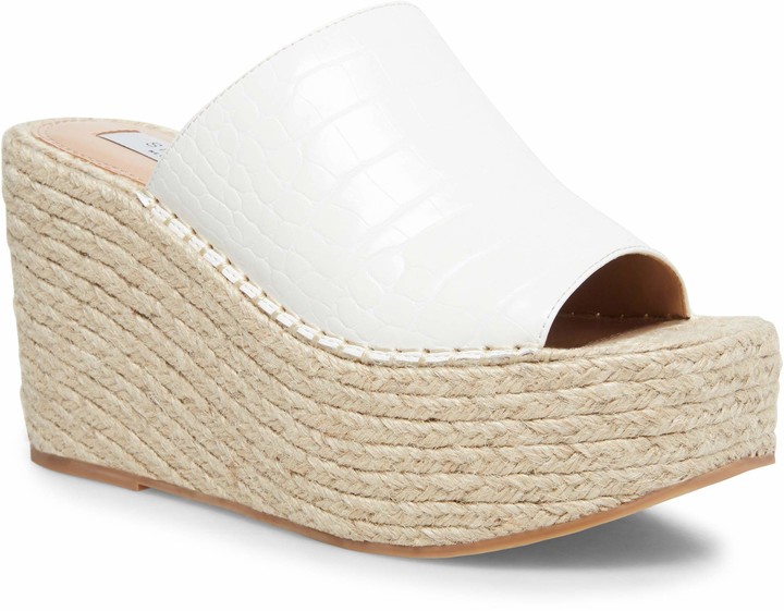 steve madden white platform