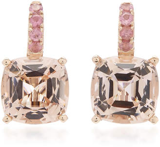 Jane Taylor Cirque Color Candy Drop Earrings with Morganite and Pink Tourmaline