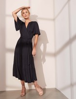 Thumbnail for your product : Ever New Anna Flutter Sleeve Midi Dress