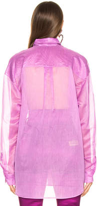 Ashish Classic Sequin Heart Shirt in Orchid & Red | FWRD