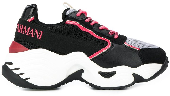 armani chunky trainers