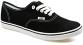 Thumbnail for your product : Vans Authentic Lo Pro Women Black and True White Canvas Trainers Black