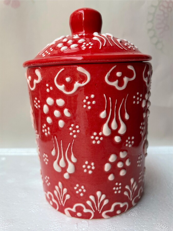 https://img.shopstyle-cdn.com/sim/15/28/1528f85be6098ac9519c674058532fb6_best/mediterranean-red-11-oz-spice-jar-pottery-salt-cellar-ceramic-food-storage-herb-canister-with-lid-for-toothbrush-coffee-candy-container.jpg