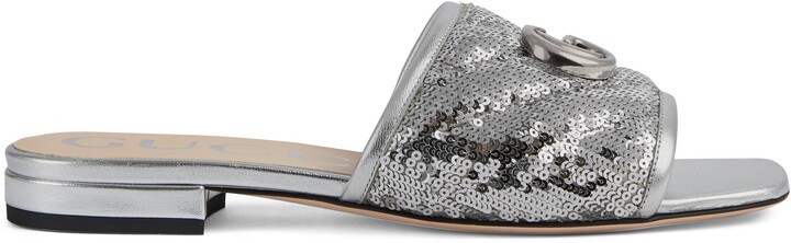 silver sequin shoes womens