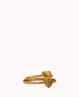 Thumbnail for your product : Forever 21 Heart Midi Ring Set