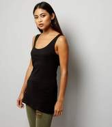 Thumbnail for your product : New Look Petite Black Scoop Neck Vest