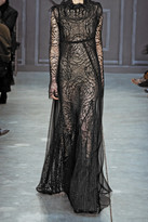 Thumbnail for your product : Vera Wang Floral-lace gown