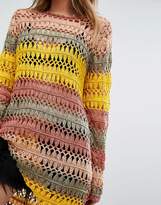 Thumbnail for your product : Noisy May Open Weave Knit Tunic