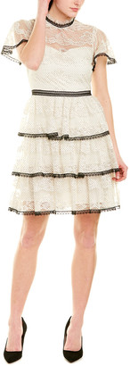 shoshanna white dress