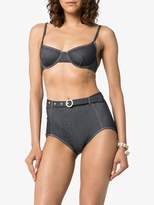 Thumbnail for your product : Solid & Striped Denim Eva top and Jean bottoms bikini