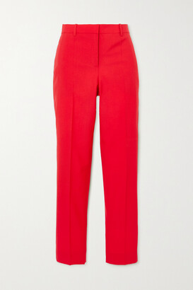 Givenchy Wool Slim-leg Pants - Red