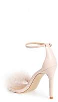 Thumbnail for your product : Steve Madden 'Scarlett' Marabou Evening Sandal