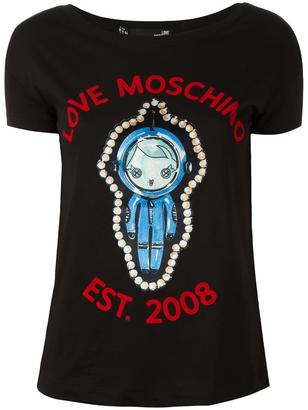 Love Moschino space T-shirt