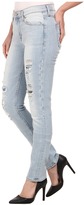 Thumbnail for your product : Hudson Custom Shine Mid Rise Skinny Jeans in Alley Cat