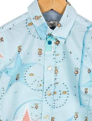 Paul Smith Junior Boys' Printed Button-Up Shirt w/ Tags