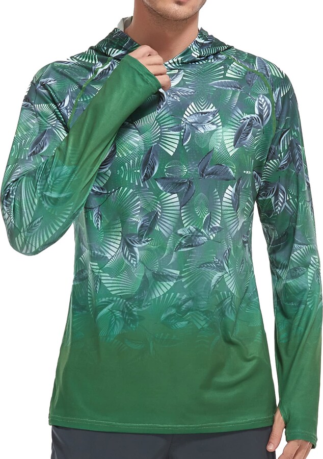 V VALANCH Men's Rash Guard Long Sleeve UPF 50+ Performance Shirt Sun