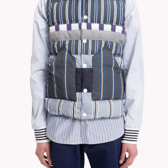 Tommy Hilfiger Mix Stripe Cotton Quilted Gilet