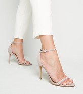 Thumbnail for your product : New Look Suedette Strappy 2 Part Heels