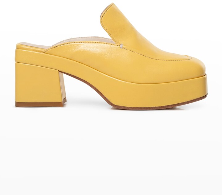platform yellow heels