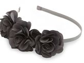 Thumbnail for your product : Natasha Accessories Triple-Rosette Skinny Headband
